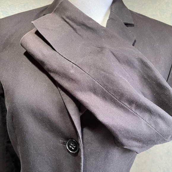 Theory Womens Black Blazer Size 2 - Picture 8 of 8